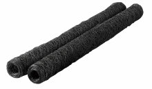 Hønsenetting svart 60 cm x 10 m - Garden